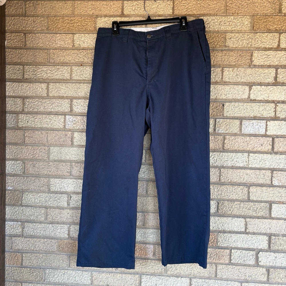 Dickies Men's Navy Straight-Leg Chinos